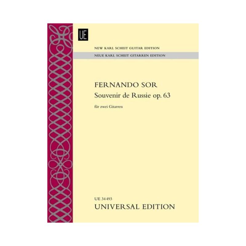 Sor, Fernando - Souvenir de Russie op. 63 