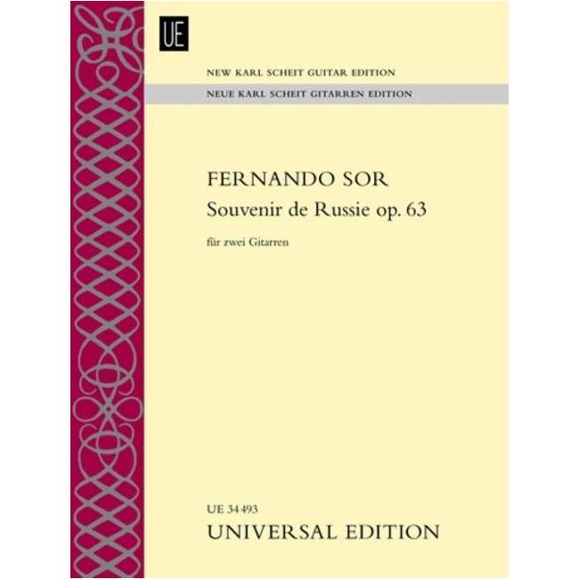 Sor, Fernando - Souvenir de Russie op. 63