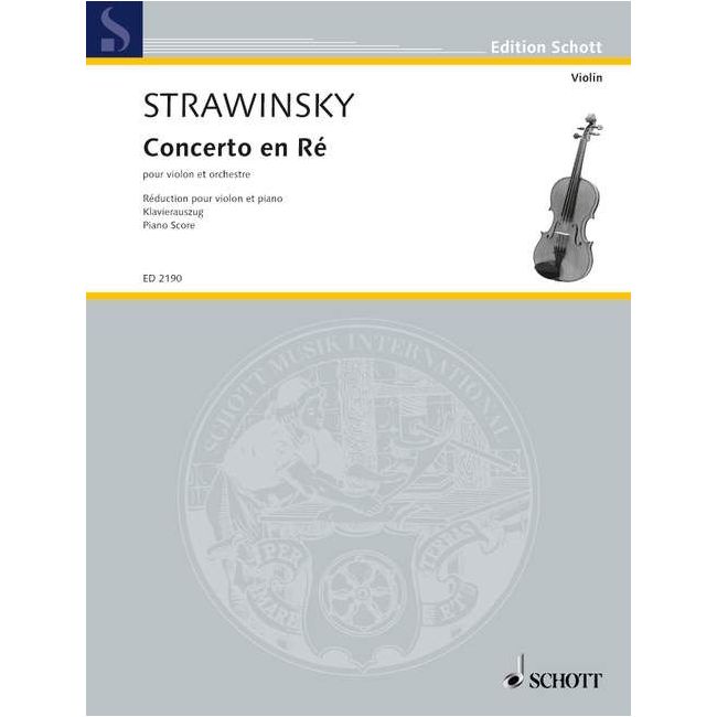 Stravinsky, Igor - Concerto en ré - Concerto in D 
