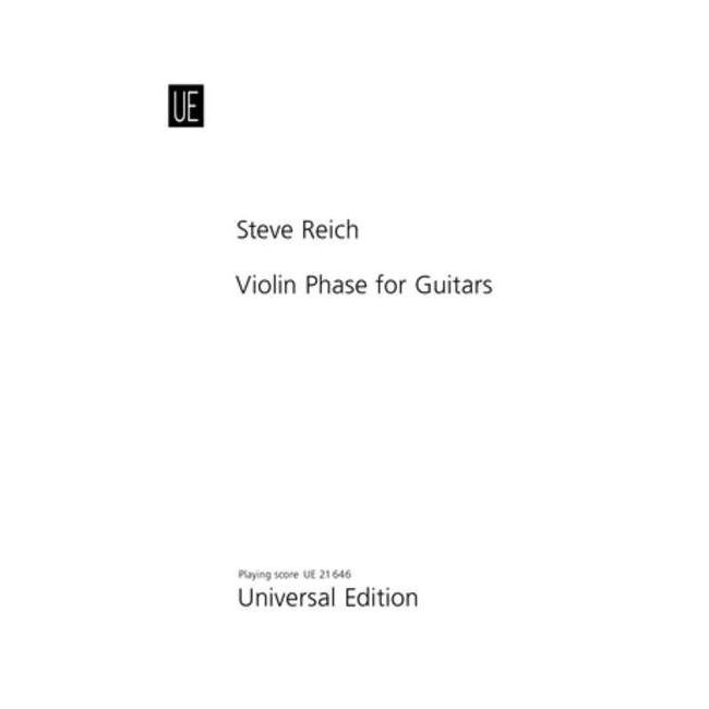Reich, Steve - Violin Phase for Guitars