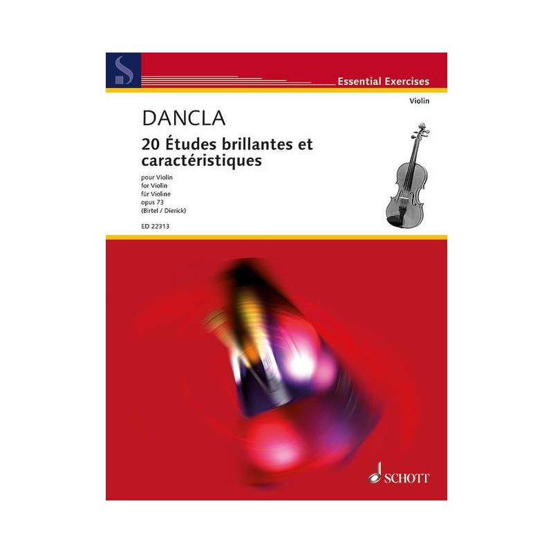 Dancla, Charles - 20 Études brillantes et caractéristiques op. 73 