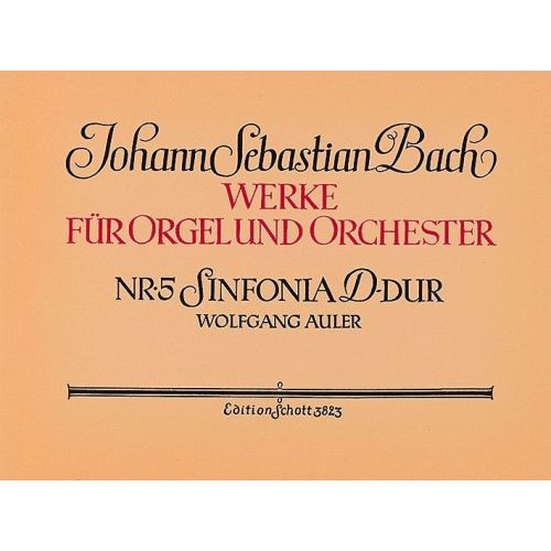 Bach, J.S - Sinfonia D major 