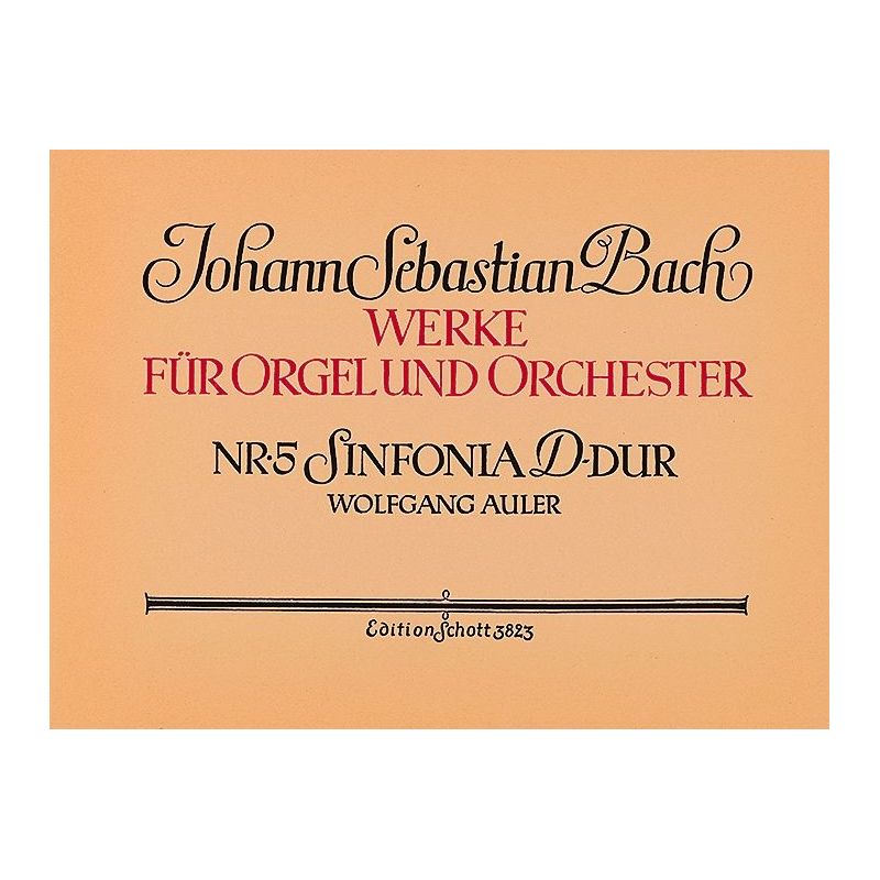 Bach, J.S - Sinfonia D major 
