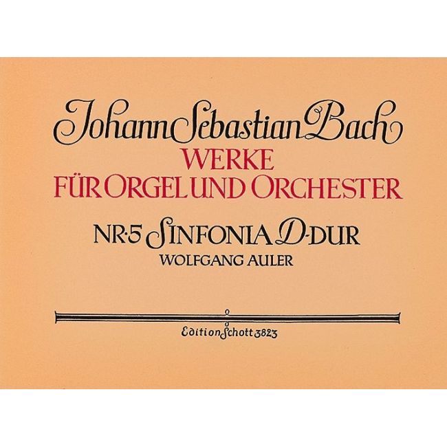 Bach, J.S - Sinfonia D major 
