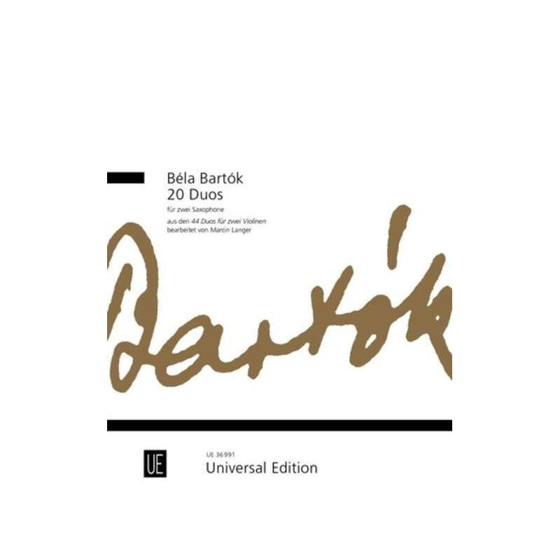 Bartók, Béla - 20 Duos 