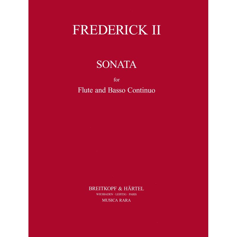 the Great, Frederick - 4 Sonatas Spitta No. 21 