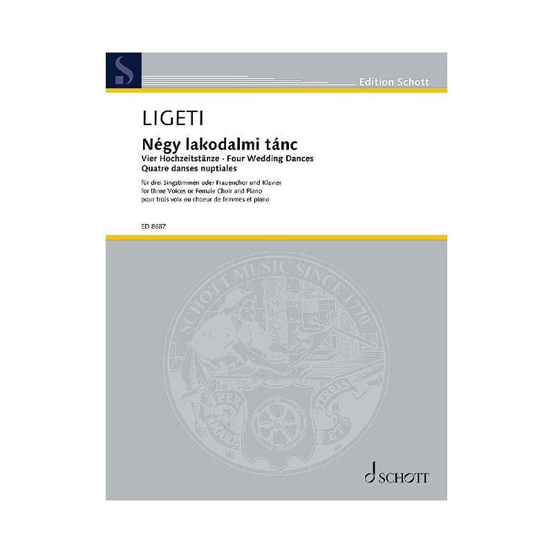 Ligeti, György - Négy lakodalmi tánc 