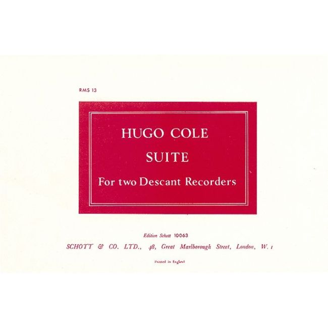Cole, Hugo - Suite 