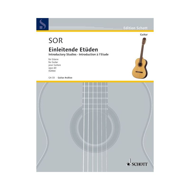 Sor, Fernando - Preliminary Studies op. 60 