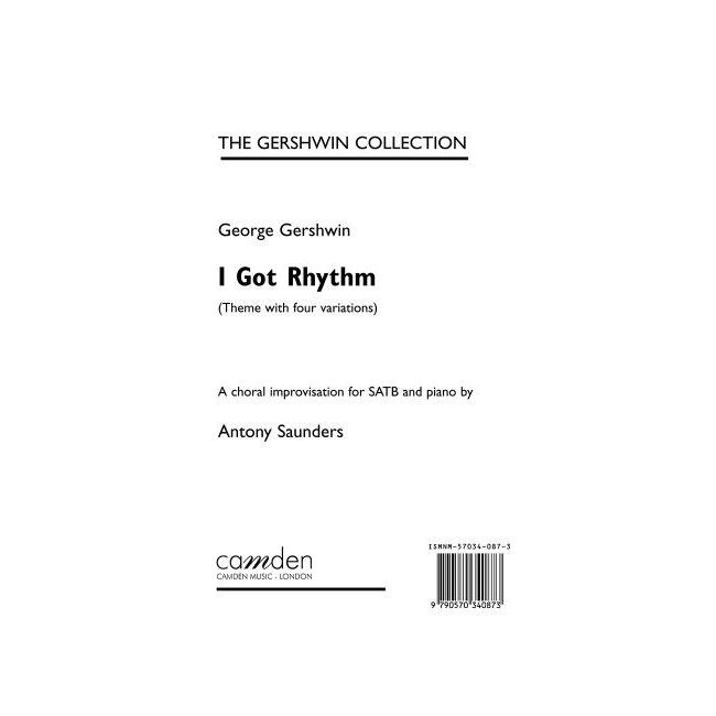 Gershwin, George - I Got Rhythm (SATB and Piano)