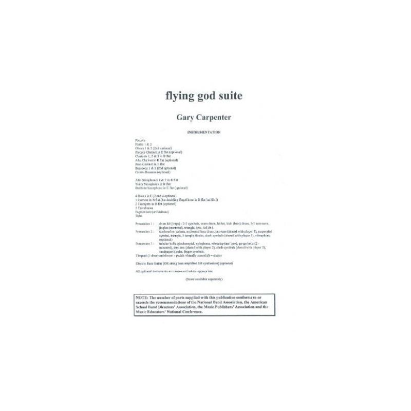 Carpenter, Gary - Flying God Suite (UK parts only) 