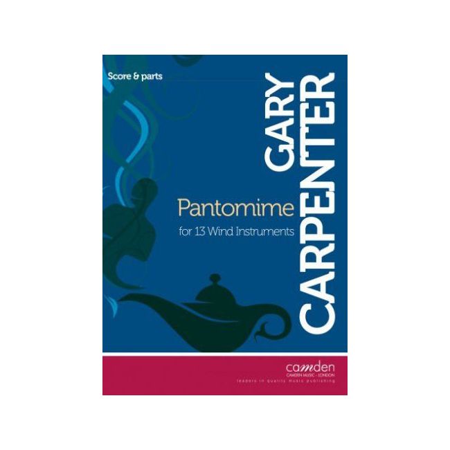Carpenter, Gary - Pantomime for 13 Winds - Original Version (score and parts) 