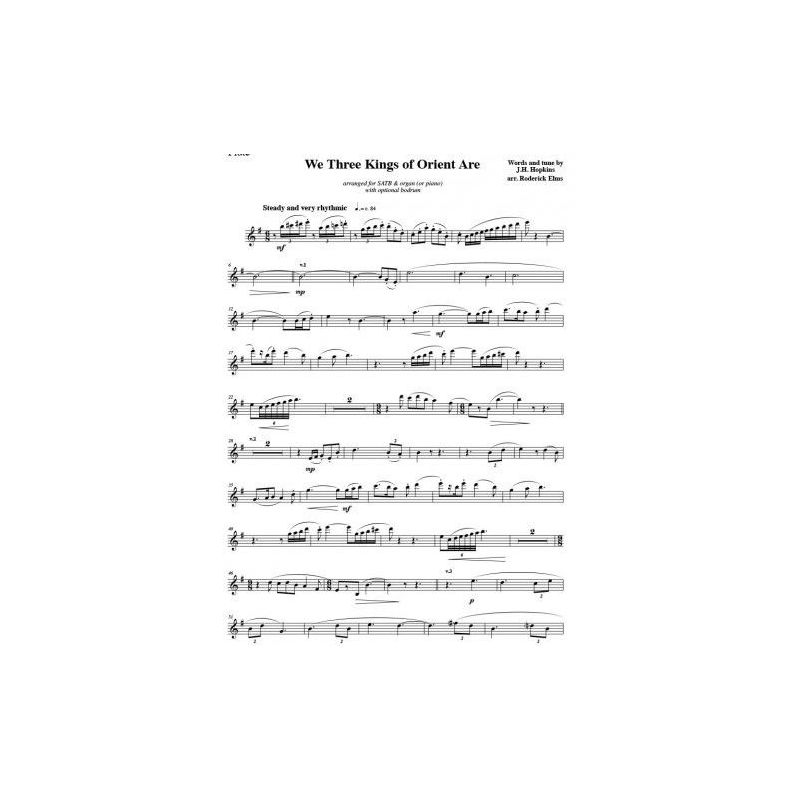 We Three Kings (Flute and Bodhran parts only) 