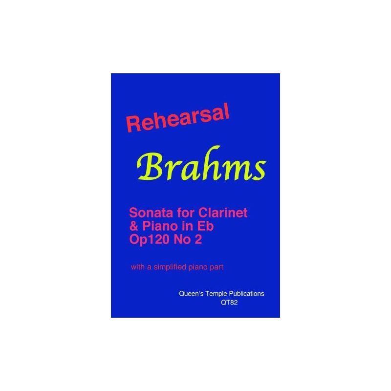 Rehearsal Brahms: Clarinet Sonata in E flat Op. 120 Nr. 2 