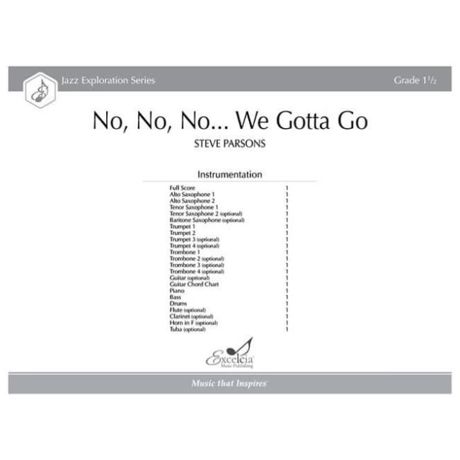 Parsons, Steve - No, No, No…We Gotta Go