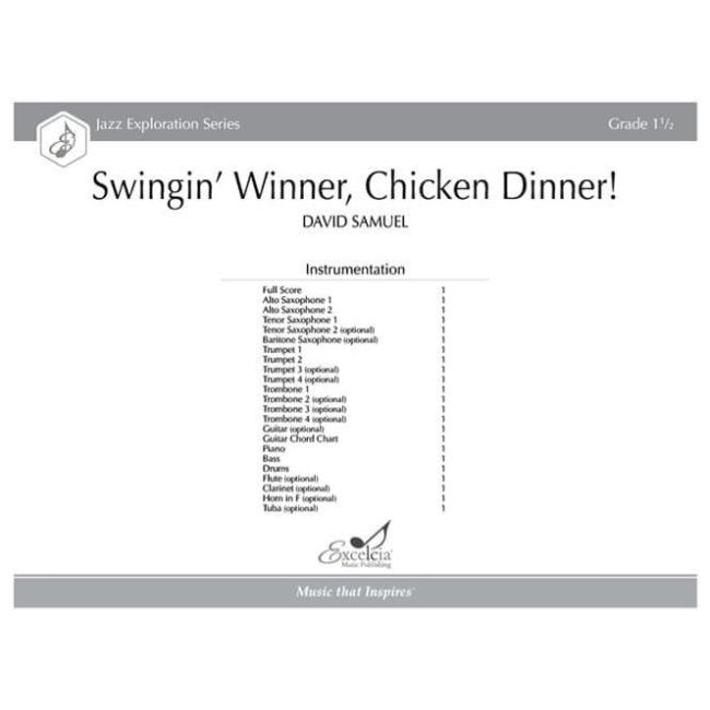 Samuel, David - Swingin’ Winner, Chicken Dinner!