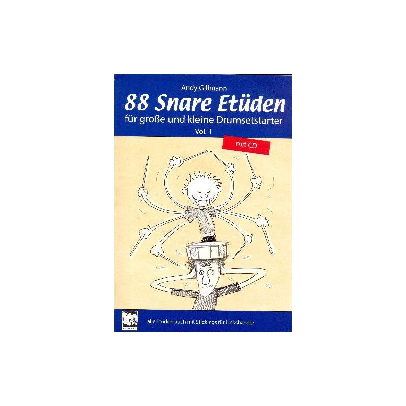 Gillmann, Andy - 88 Snare Etüden 1 Vol. 1