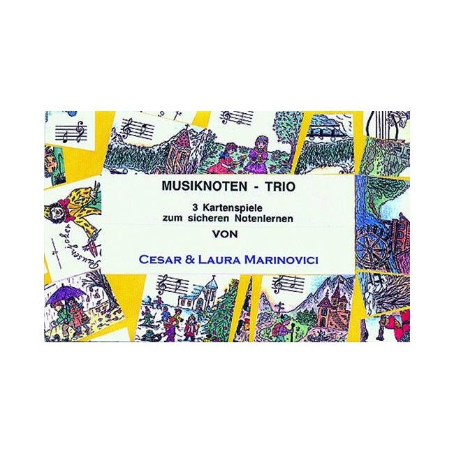 Musiknoten-Trio 