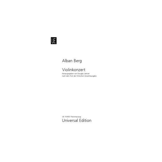 Berg, Alban - Violin Concerto