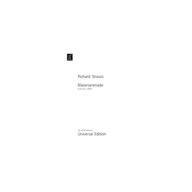 Strauss, Richard - Wind Serenade op. 7