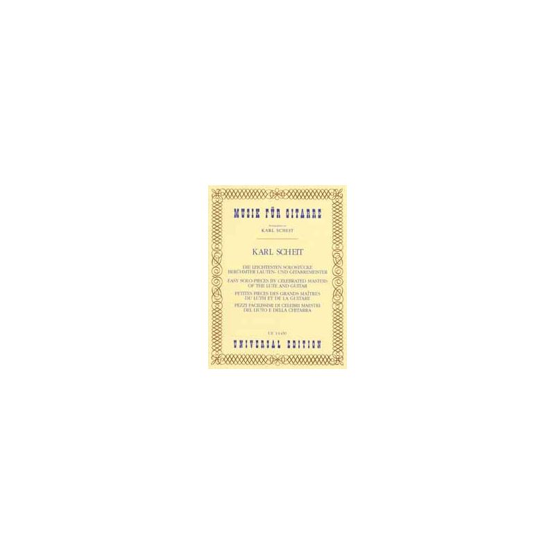 Easy Solo Pieces by Celebrated Masters of the Lute and Guitar