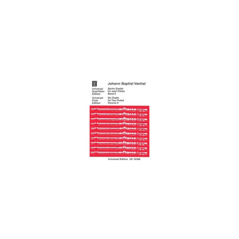 Wanhal, Johann Baptist - 6 Duets Vol. 2