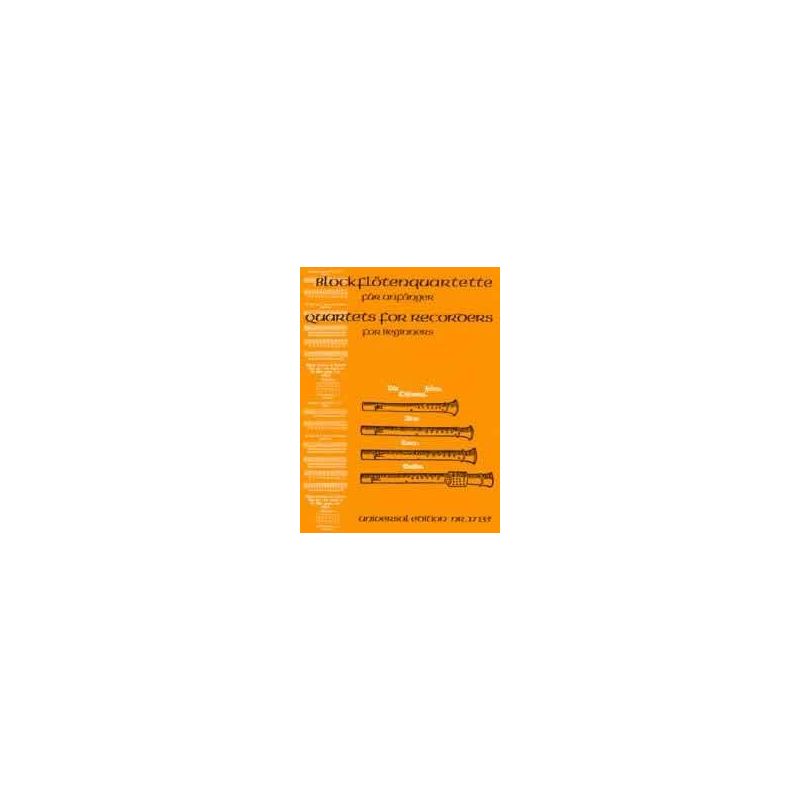 Quartets for Recorders for Beginners