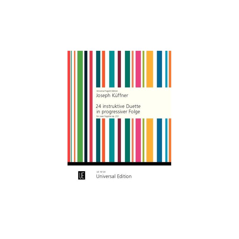 Kueffner, Joseph - 24 Instructive Duets in Progressive Sequence op. 212 