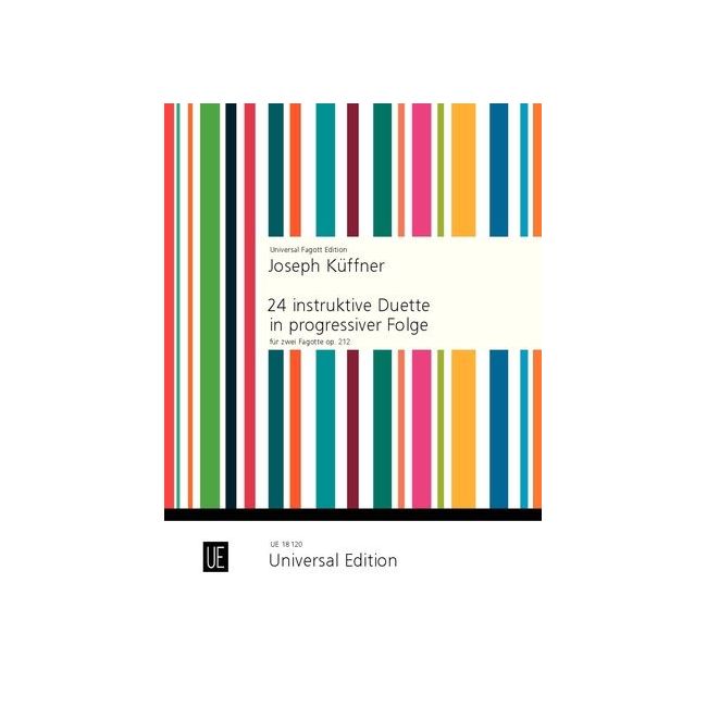 Kueffner, Joseph - 24 Instructive Duets in Progressive Sequence op. 212