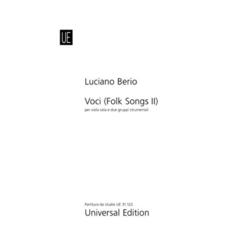 Berio, Luciano - Voci...