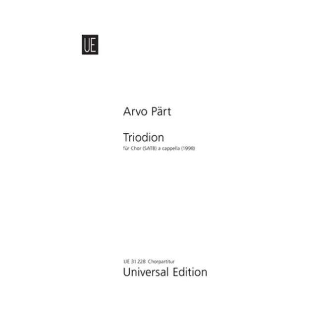Paert, Arvo - Triodion 
