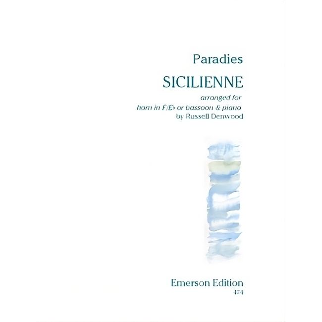Paradis, Maria Theresia von - Sicilienne