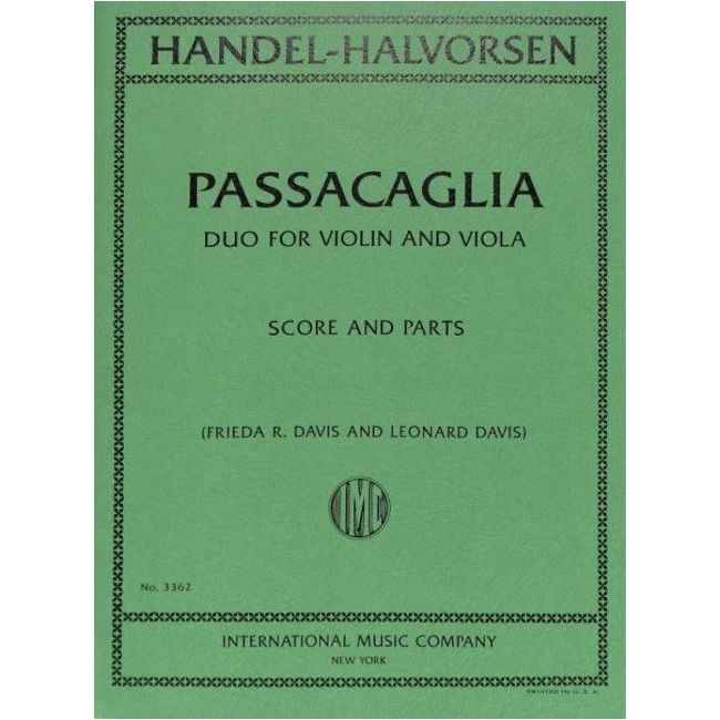 Halvorsen, Johan - Passacaglia