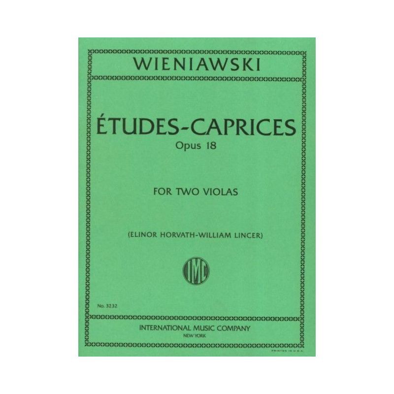 Wieniawski, Henryk - Etudes-Caprices op.18 