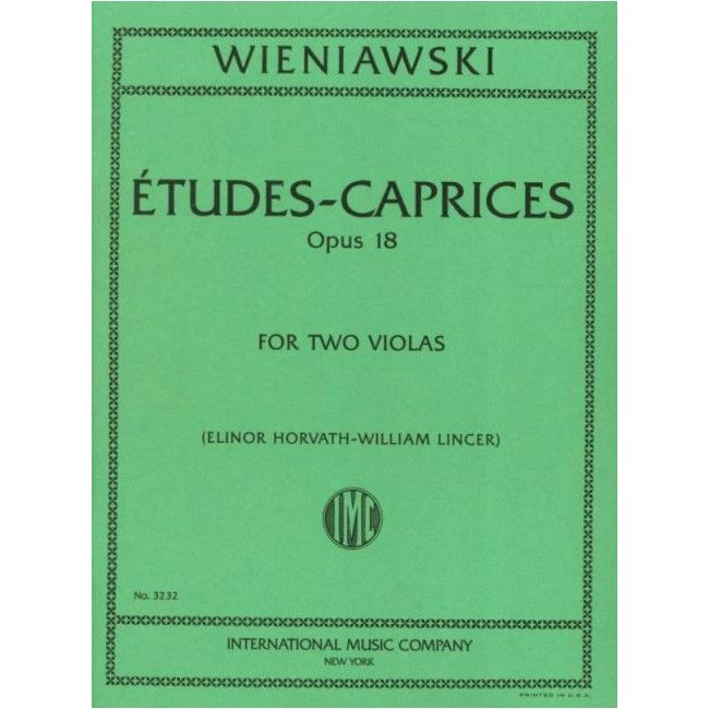Wieniawski, Henryk - Etudes-Caprices op.18 