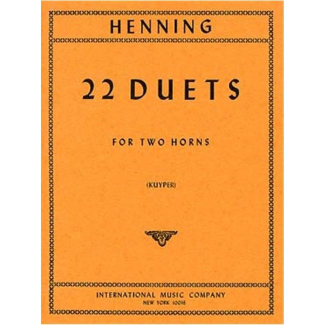 Henning, Karl - 22 Duets 