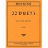 Henning, Karl - 22 Duets 