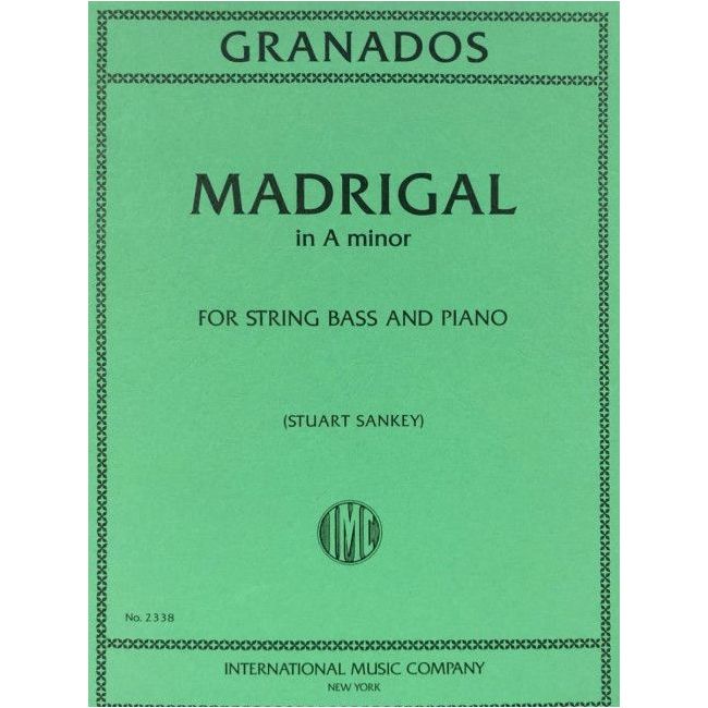Granados i Campiña, Enric - Madrigal A minor