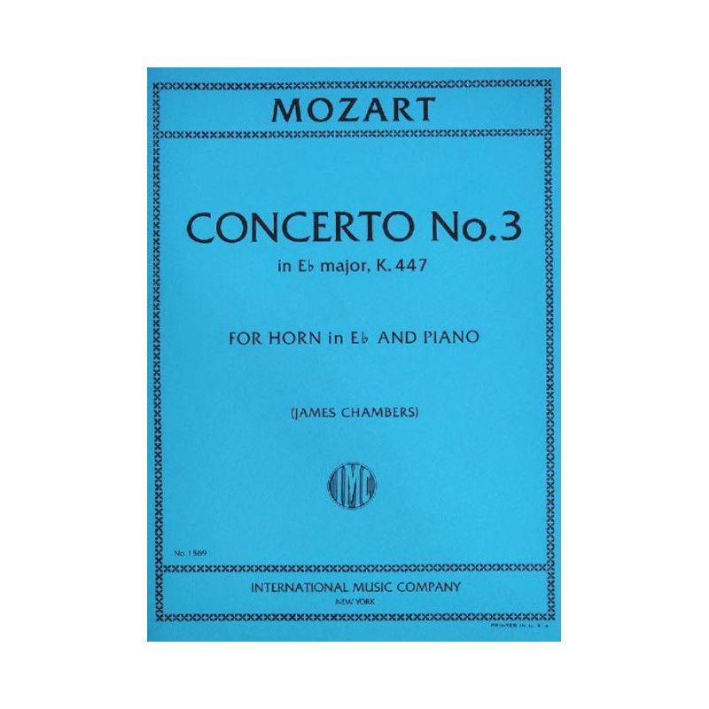 Mozart, Wolfgang Amadeus - Concerto No.3 KV.447 