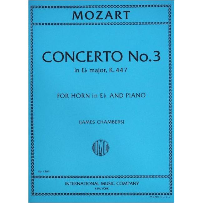 Mozart, Wolfgang Amadeus - Concerto No.3 KV.447