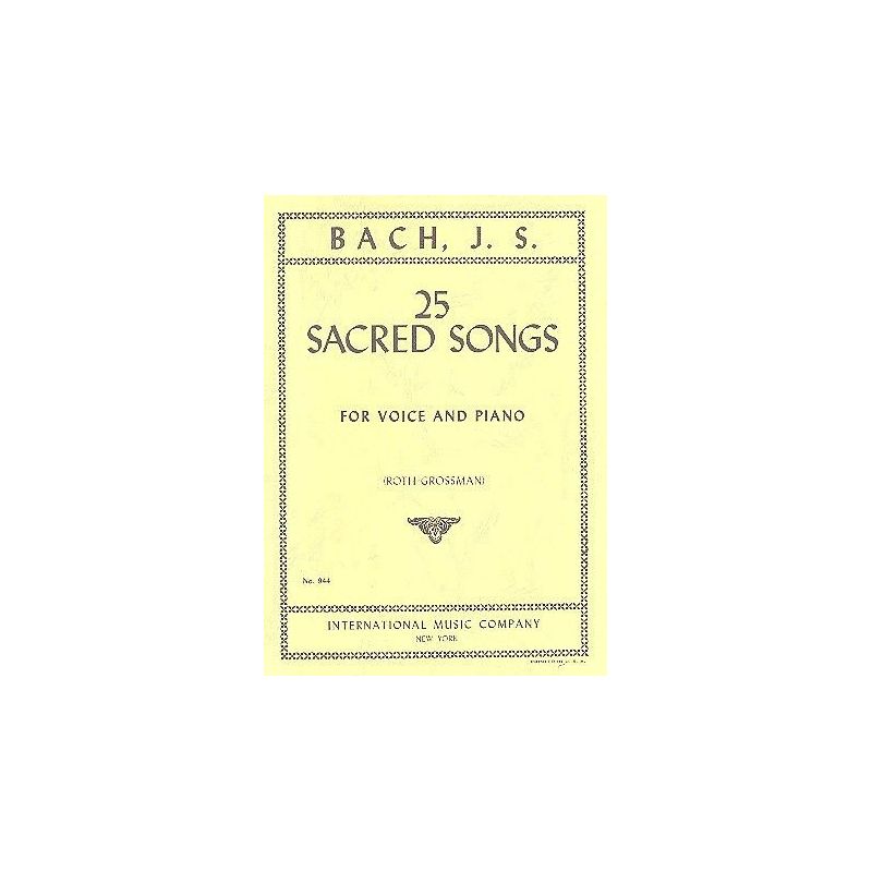 Bach, J.S - 25 Sacred Songs 