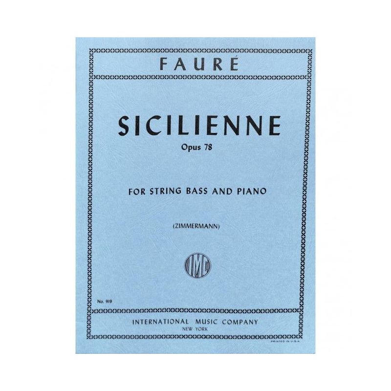 Fauré, Gabriel - Sicilienne Op. 78 