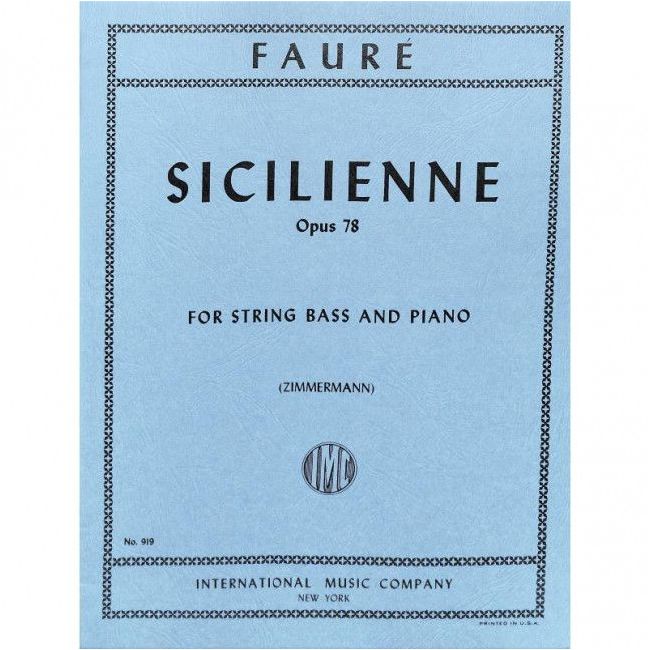 Fauré, Gabriel - Sicilienne Op. 78