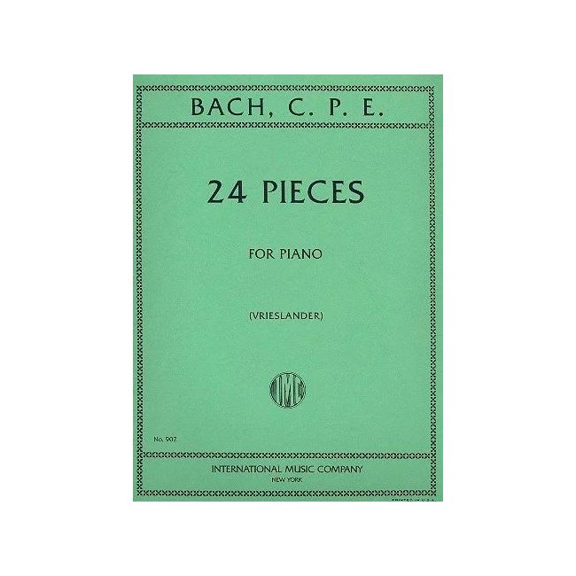 Bach, Carl Philipp Emanuel - 24 Pieces 