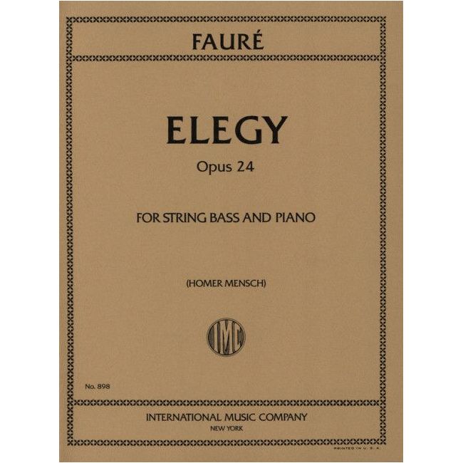 Fauré, Gabriel - Elegy Op.24 op. 24