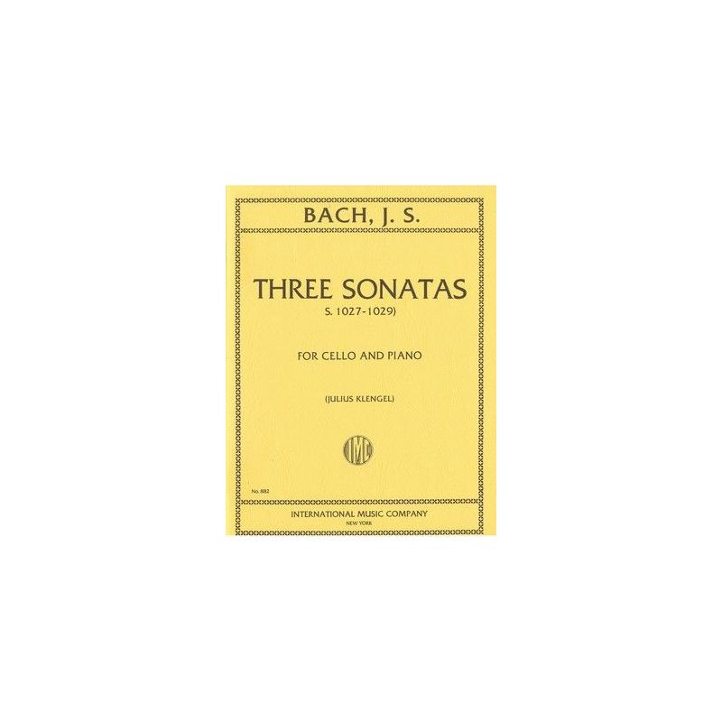 Bach, J.S - Three Sonatas BWV 1027-1029 