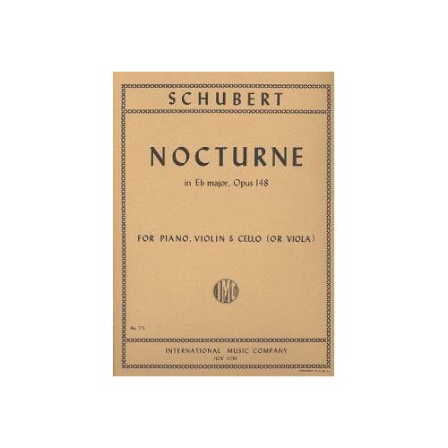 Schubert, Franz - NOCTURNE EbMaj OP148 Vln Vc Pf 
