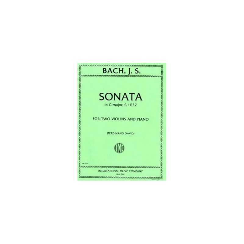 Bach, J.S - Sonata C major BWV1037 