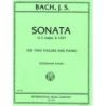 Bach, J.S - Sonata C major BWV1037 