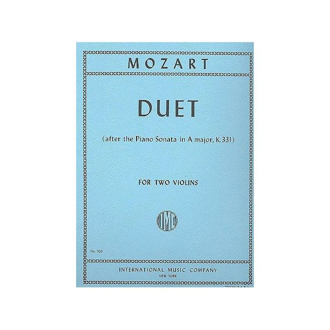 Mozart, Wolfgang Amadeus - Duet K.331 